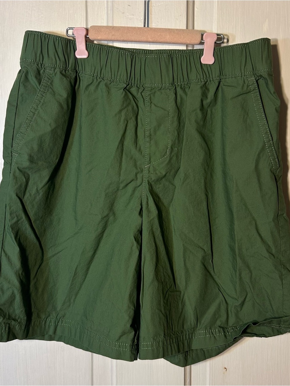 Kids Columbia Olive Green Elastic-Waist Everyday Shorts